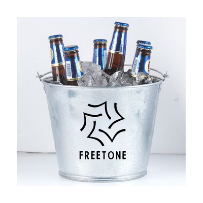 Galvanized Ice Bucket