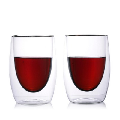 Eparé 13oz Double-Wall Wine Glass Set of 2