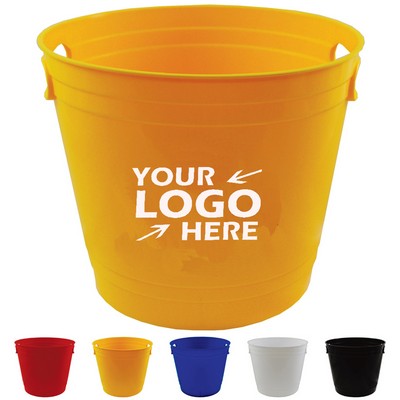 Plastic Ice Bucket with Handles