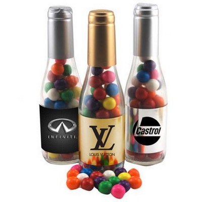 Champagne Bottle with Gumballs