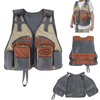 Fishing Vest Multi Pockets Backpack