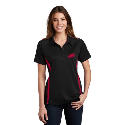 Sport-Tek® Ladies PosiCharge® Micro-Mesh Colorblock Polo