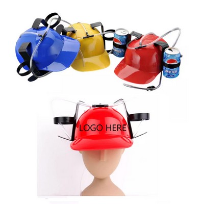 Beer Guzzler Helmet Drinking Party Hat