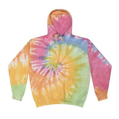 Tie Dye Cloud Pullover Fleece Hoodie - Unisex