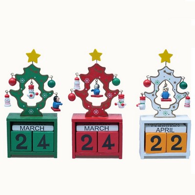 Wooden Christmas Countdown Advent Calendar