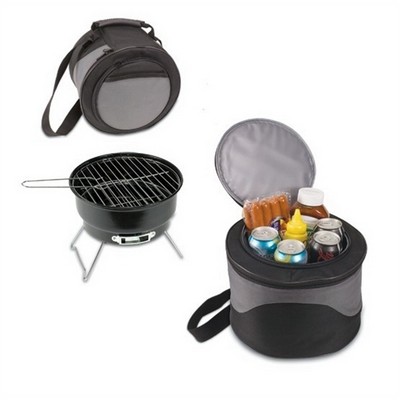 Custom Portable BBQ Grill Set With Ice Bag