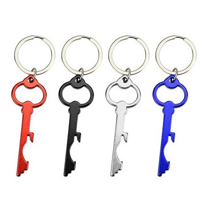 Key Shape Bottle Opener Keychain