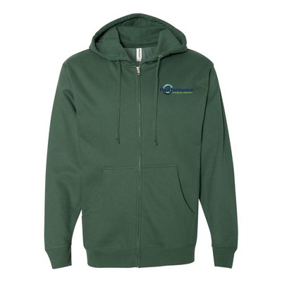 Independent Trading Co. Midweight Zip Hooded Sweatshirt