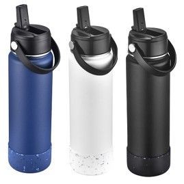 27 Oz. Vacuum Water Bottle w/Silicone Bottom