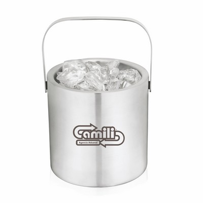 True® Stainless Steel Ice Bucket with Tongs