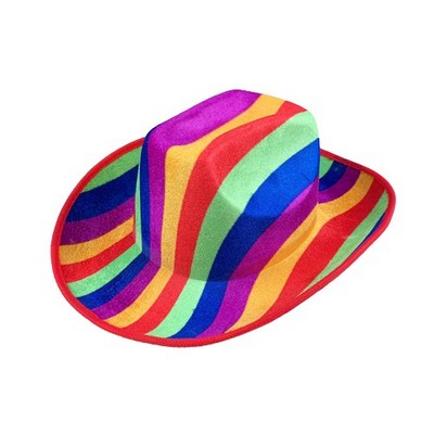 Rainbow Cowboy Hat