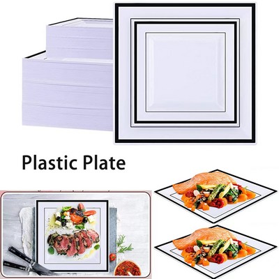 Wedding Party Plates Disposable Dinnerware