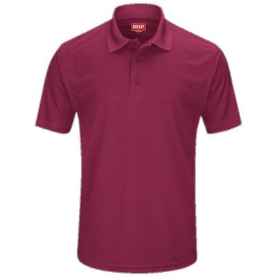 Red Kap™ Men's Performance Knit® Core Polo - Burgundy Red