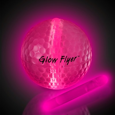 Pink Glow Flyer Golf Ball Replacement Mini Glow Sticks