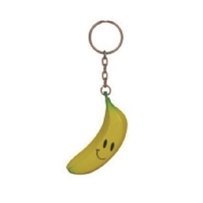 Banana Stress Ball with Key Chain