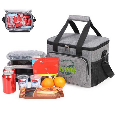 Lunch Bag(15L) Insulated Cooler bag Cooling Tote bag