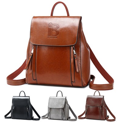 Fashion real cowhide backpack