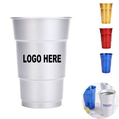 16 Oz Aluminum Party Drink Cup