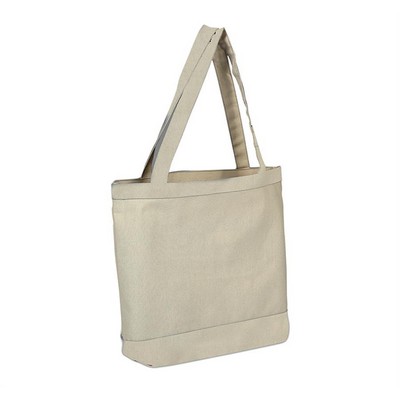 Canvas Color Accent Tote