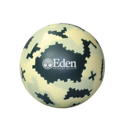 PU Camo Ball Stress Ball