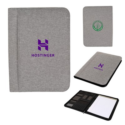 RPET Zippered Padfolio