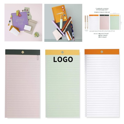 8 inches by 5 inches 50 Lined Sheets To Do List Pad Notepad