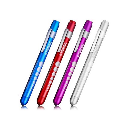 Aluminum Alloy Pen Flashlights with Pupil Meter and Ruler Board