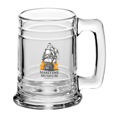 15 oz. Anchor Glass Beer Mugs (Full Color Imprint)