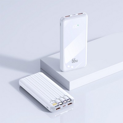 With 4-wire Bidirectional Fast Power Bank 20,000mAh