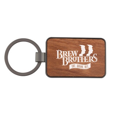 Wood Inlay Keytag