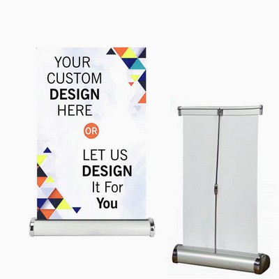 8.3'' X 12'' Pop Up Table Top Banner Stand