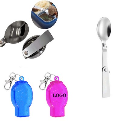 Portable Folding Stainless Steel Spoons