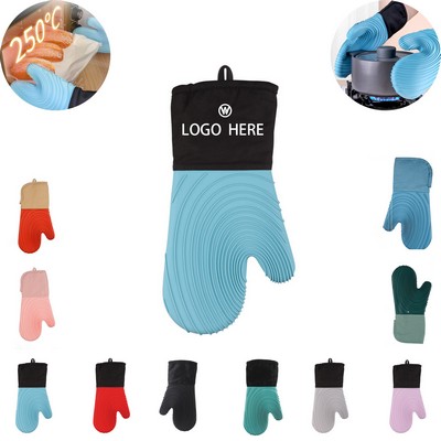 Threaded Silicone Baking Gloves