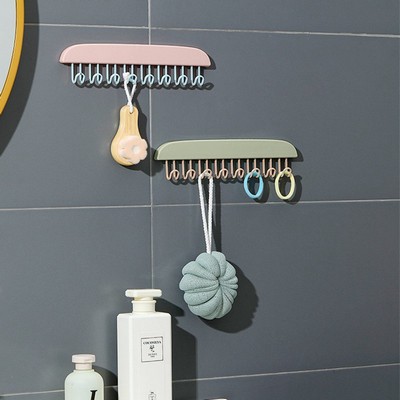 Multifunction Plastic Hanger With 8 Hooks