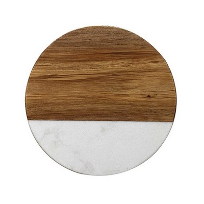 Wood/Marble Combo Coaster