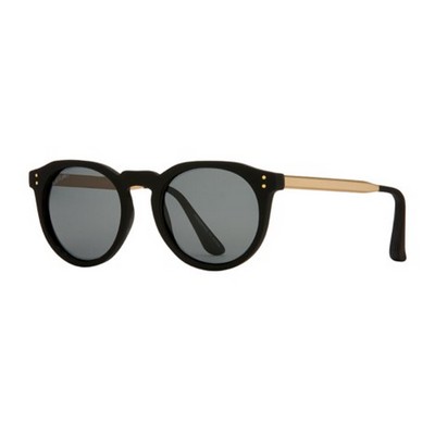 Adams Eco-Process Polarized Sunglasses w/Onyx Black & Gold Frame