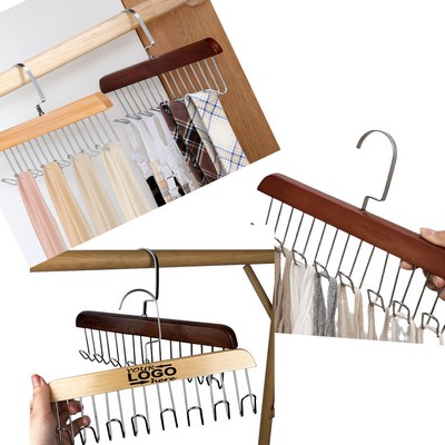 Multi-Functional Wooden Hook Wave Drying Rack