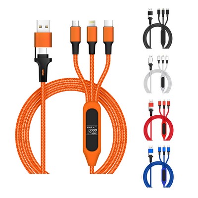 5-in-1 Dual USB Night Light Charging Cable