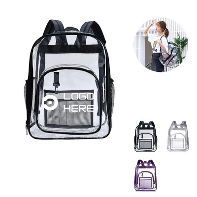 Transparent Pvc Backpack