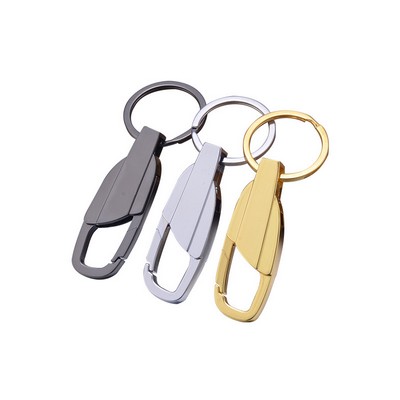 Zinc Alloy Metal Hook Keychain