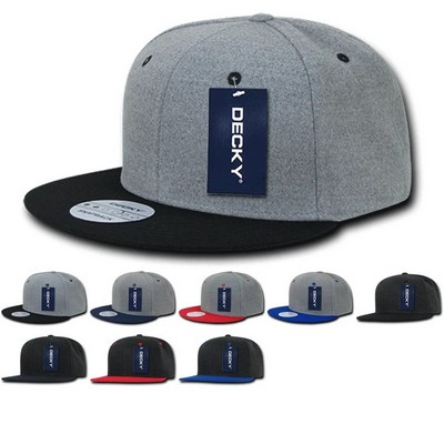 Decky Denim Six Panel Snapback Cap (Lot of 12)