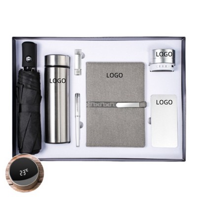 Business Gift Umbrella And Cup Pen Notebook