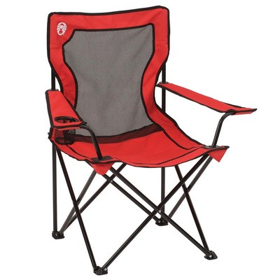 Coleman Broadband Mesh Quad Chair Red