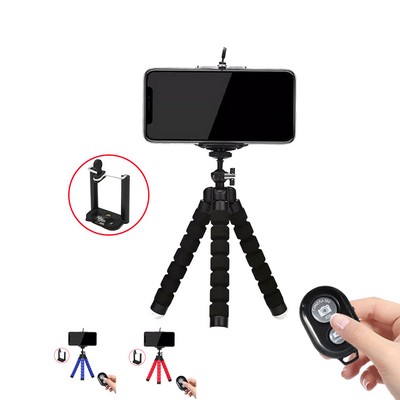 Phone Tripod with Holder and Wireless Remote