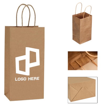 3.94X4.72X8.66Inch Take-Out Kraft Paper Bag