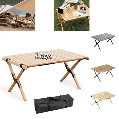 Portable Folding Camping Table with Carrying Bag