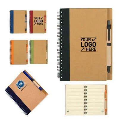 Spiral Notebook with Pen Set