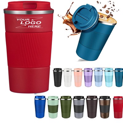 17oz Insulated Travel Coffee Mug with Lid