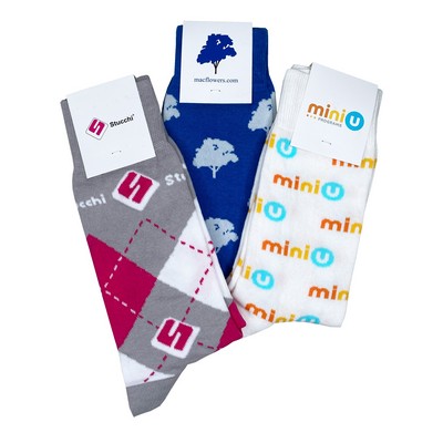 Organic Cotton Crew Dress Sock - Italy