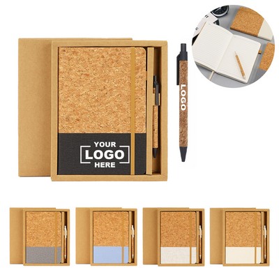 Eco-Friendly A5 Cork Notebook and Pen Set